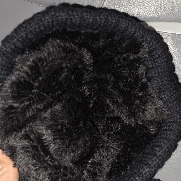 💕NWT bebe black & silver hat and glove set💕OSFM - Picture 9 of 10